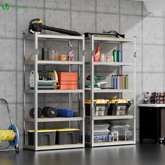 VOUNOT Estantería Metálica 70x30x150 cm (5 Baldas)