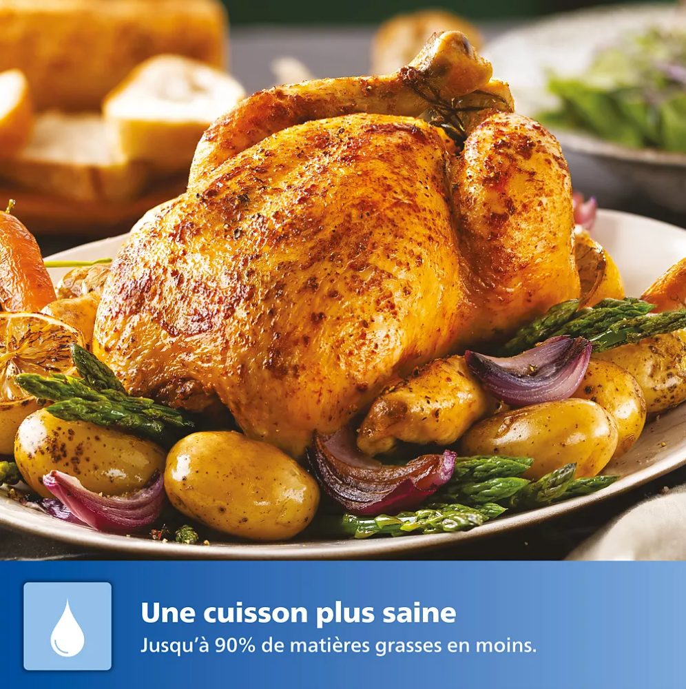 PHILIPS Airfryer Serie 3000 Doble Cubeta 9L