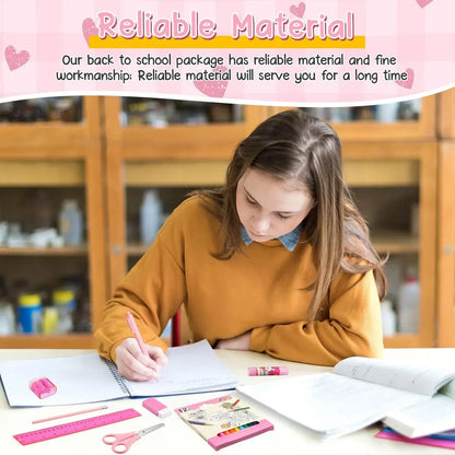 Lote de 48 piezas de material escolar – Set de papelería